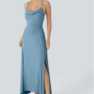 Halara Maxi Dress with Side Slit